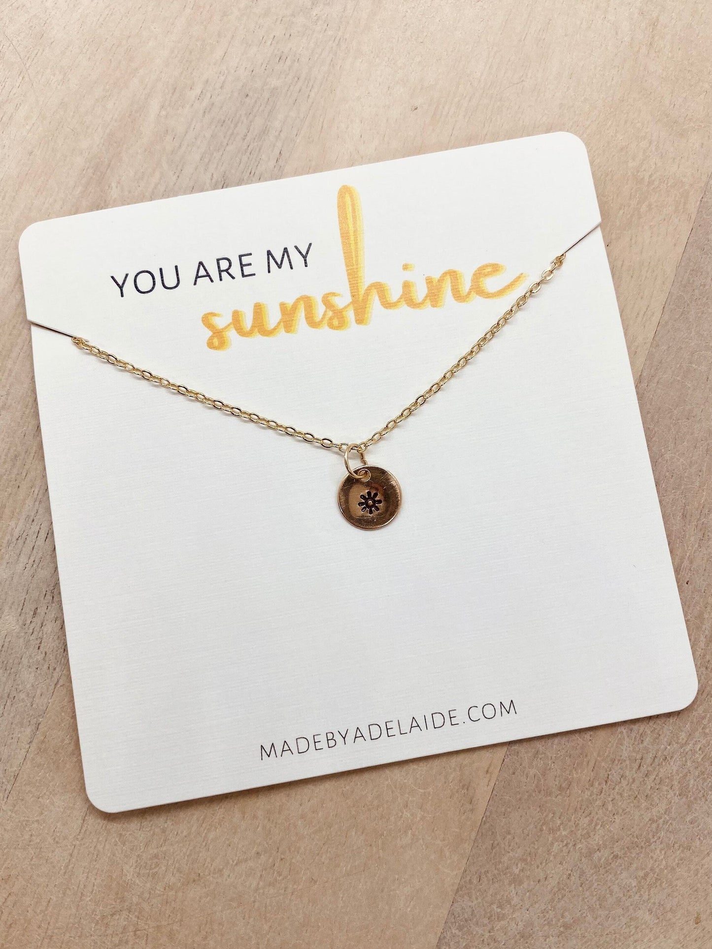 You are my Sunshine Necklace