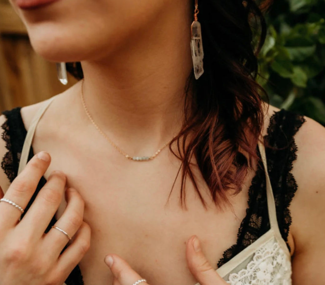 Birthstone Bar Necklace