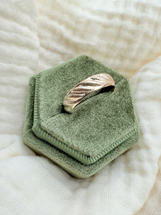 Thick Decorative Gold Ring