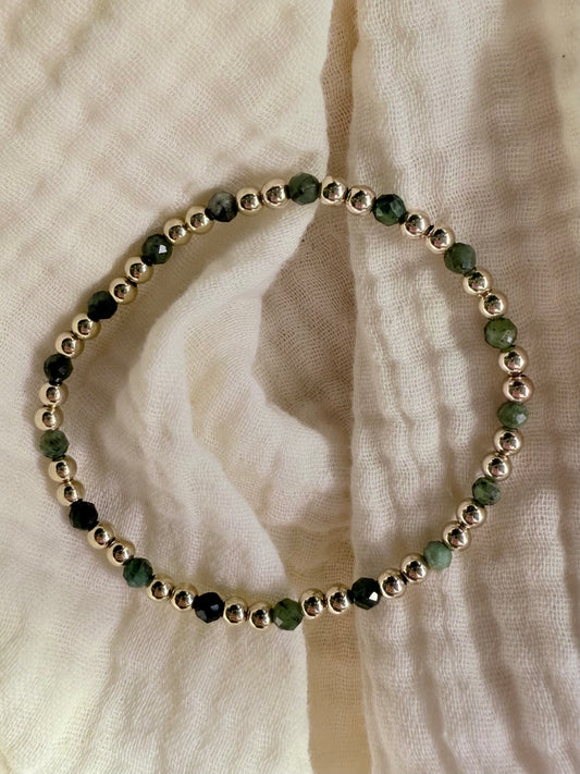 Emerald Bracelet- May Birthstone