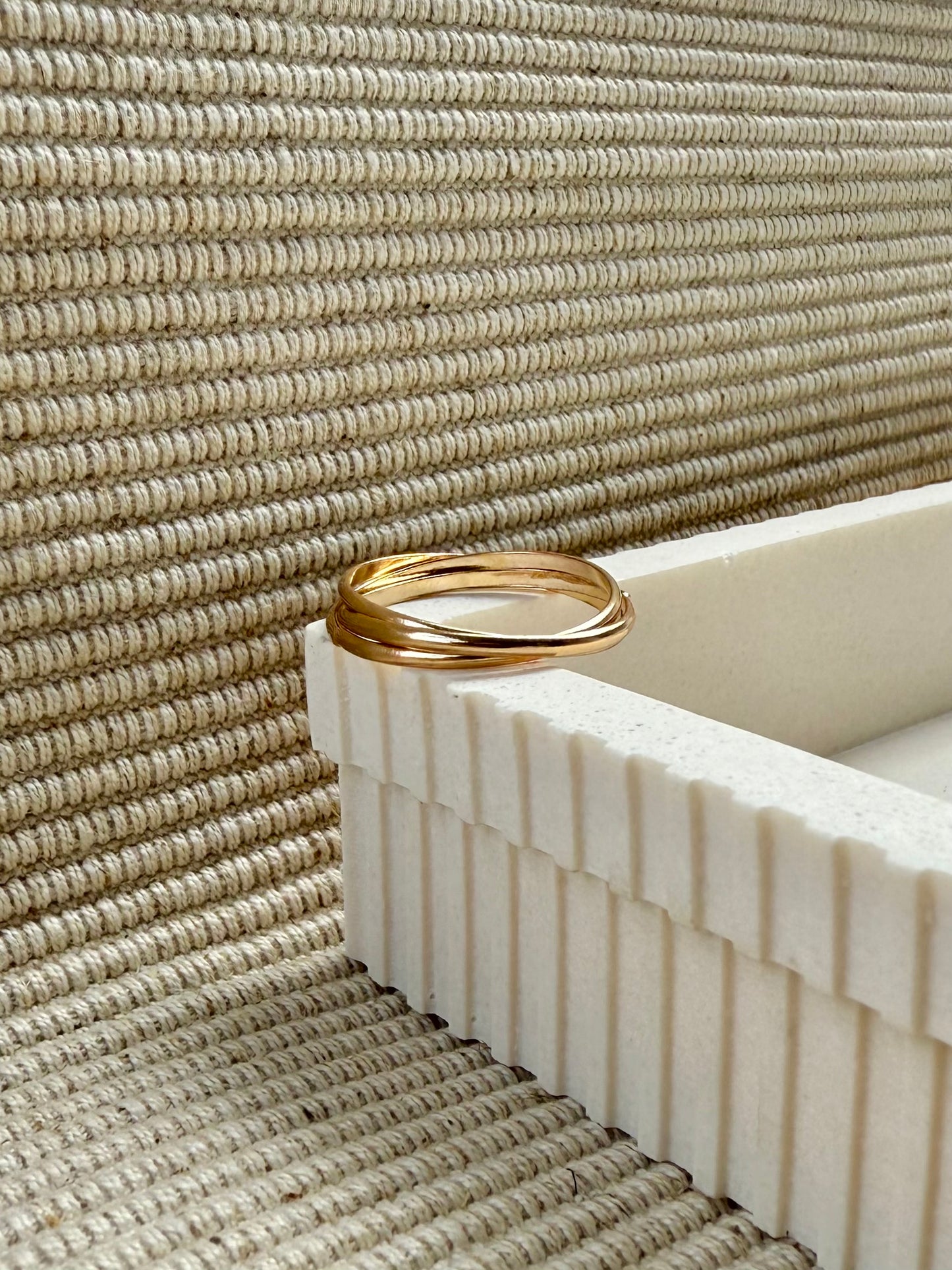 Fidget Triple Band Ring