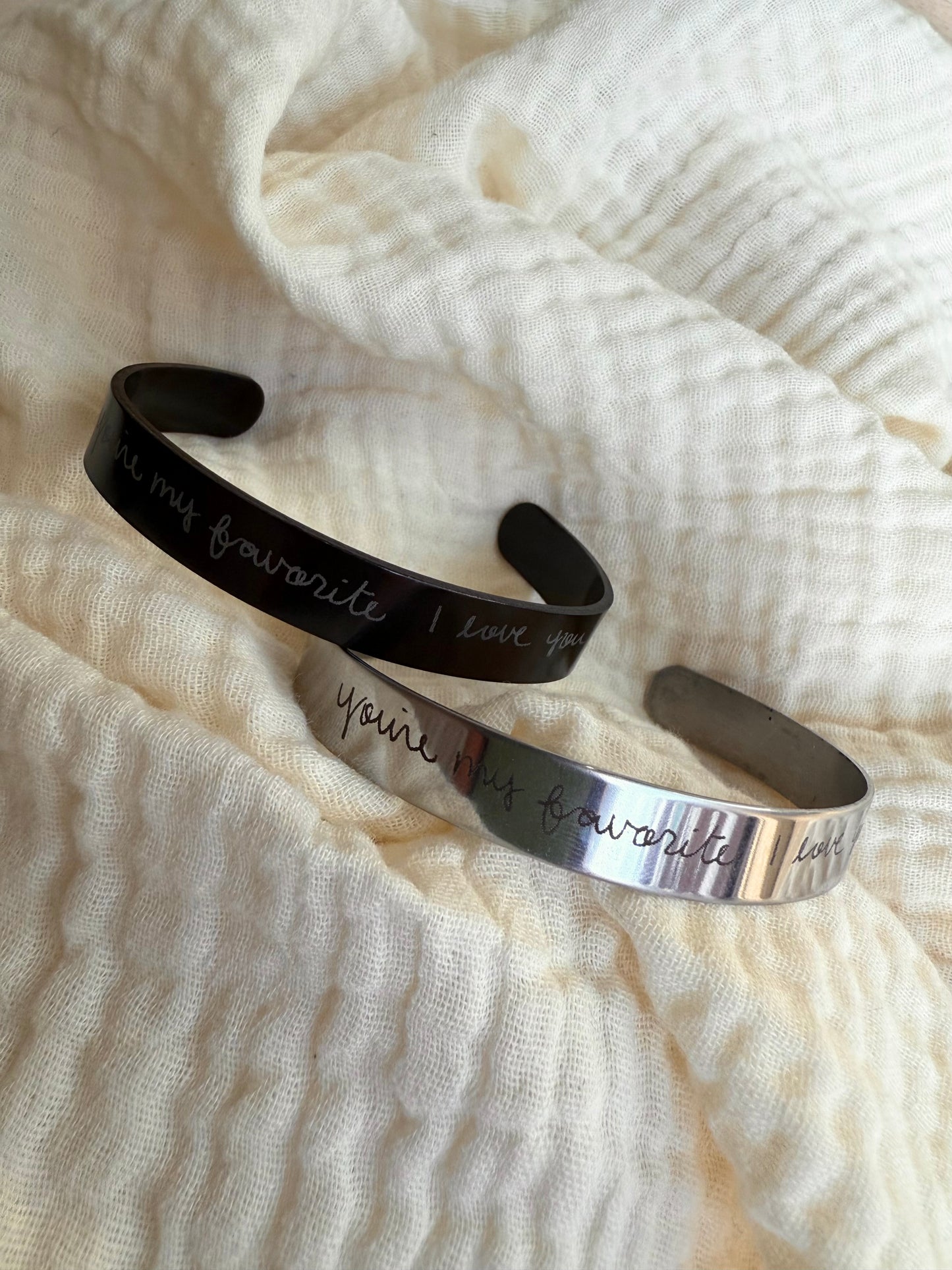 Handwriting Personalized Cuff