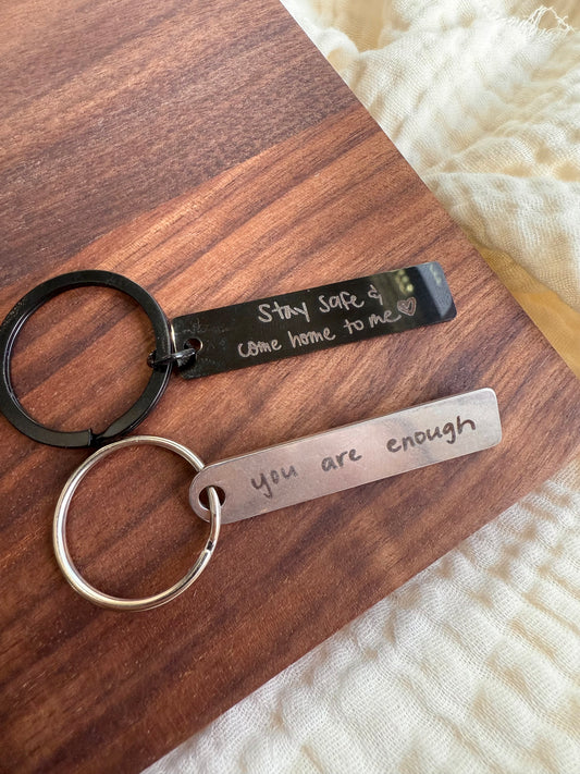 Handwriting Keychain