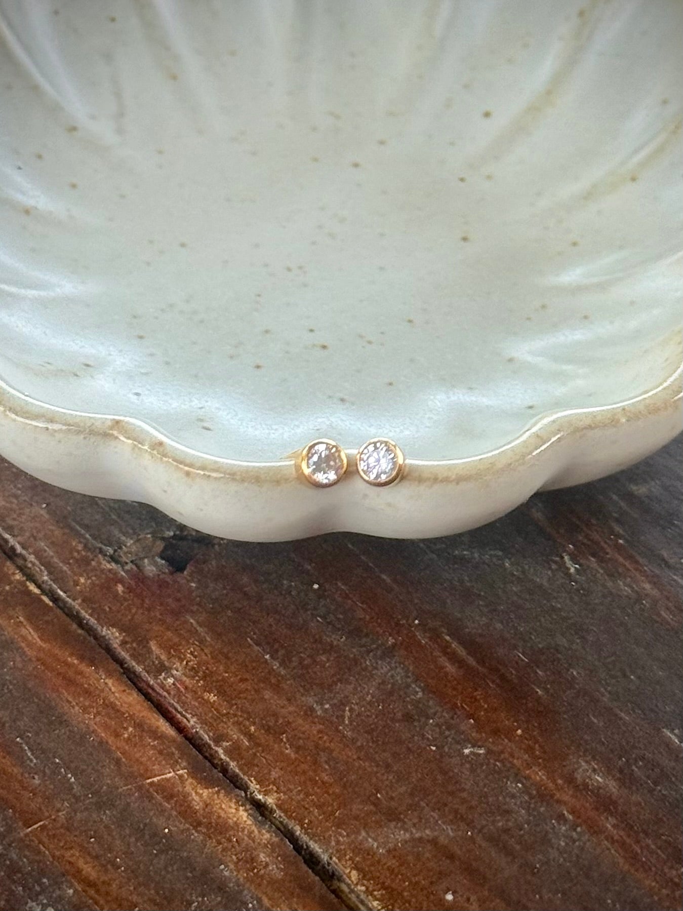 Solitaire CZ Studs