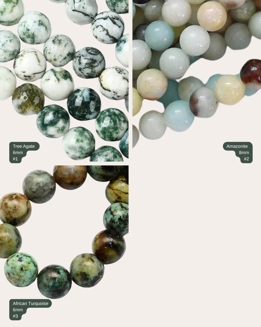 Engraved Beaded Bracelet