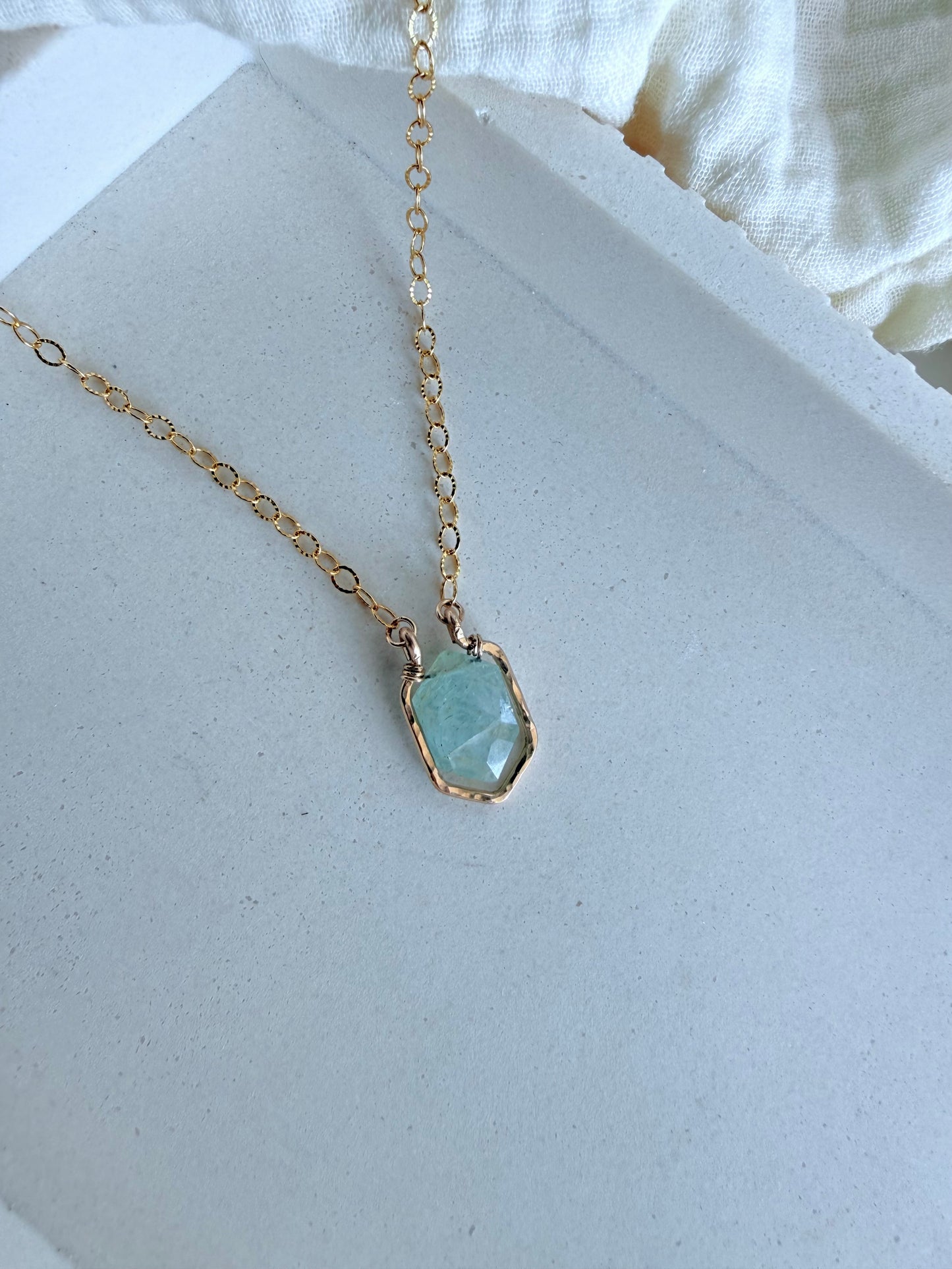 Aquamarine Necklace