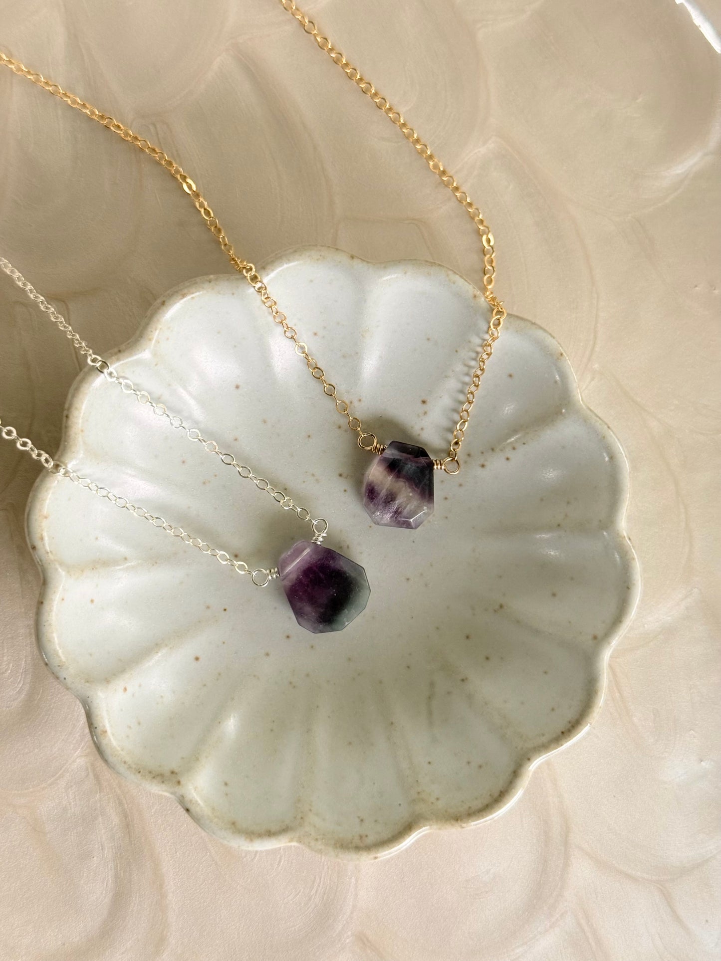 Fluorite Multi-Color Necklace