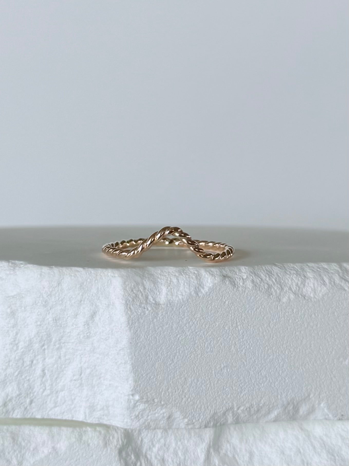 Chevron Twist Ring