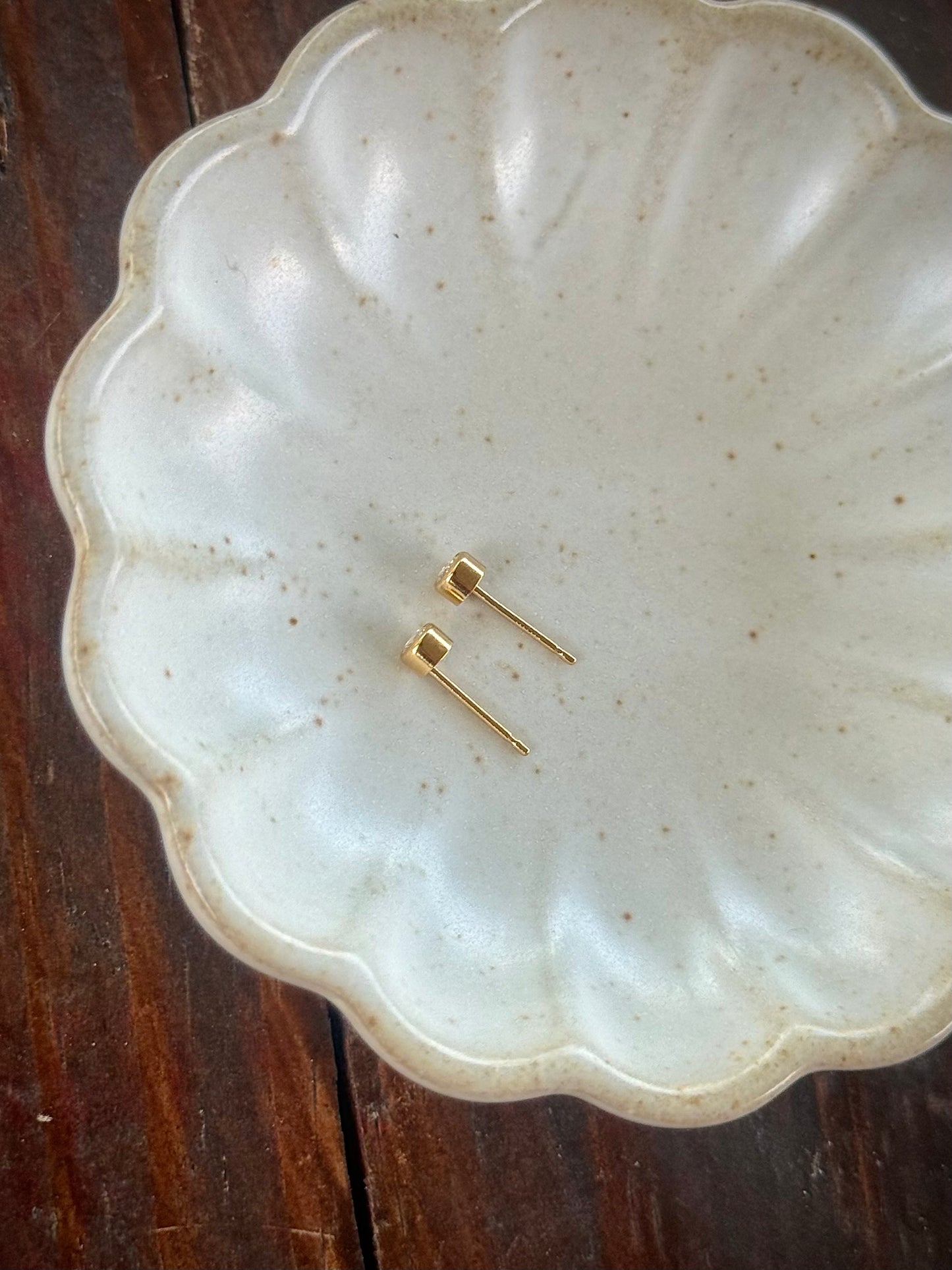 Solitaire CZ Studs