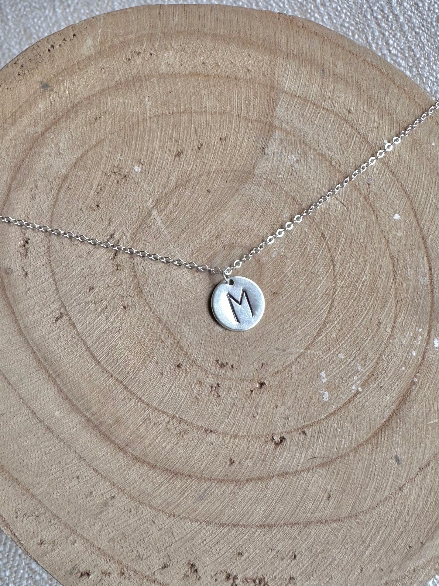 Large Initial Necklace