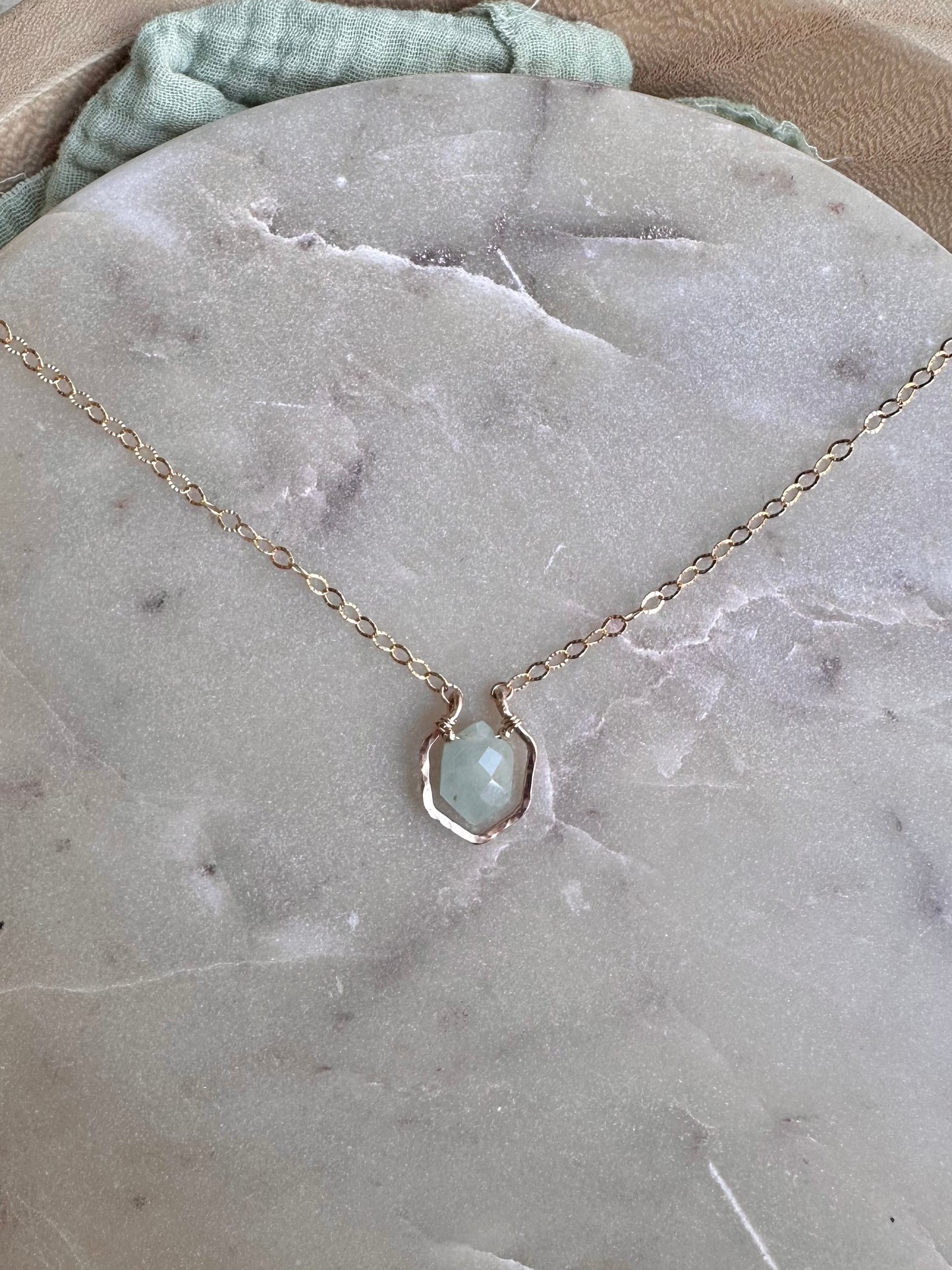 Aquamarine Necklace