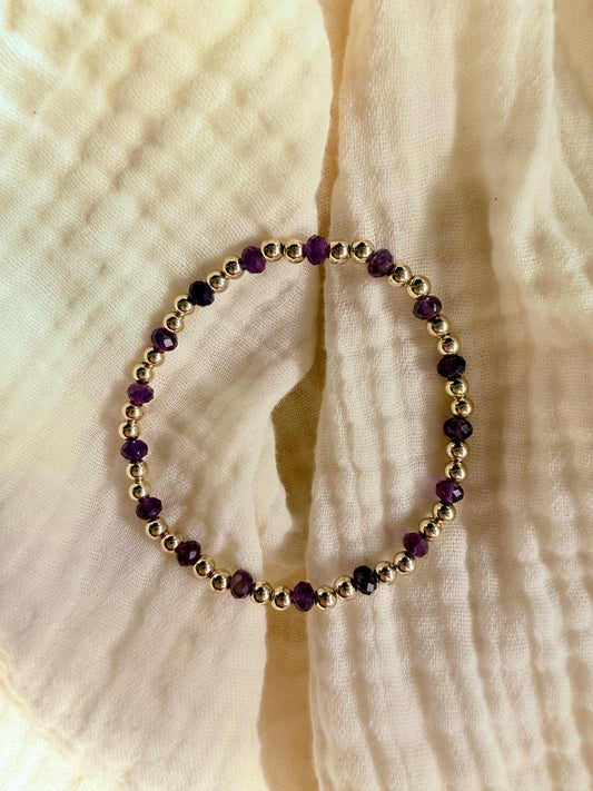 Amethyst Bracelet - February Birthstone