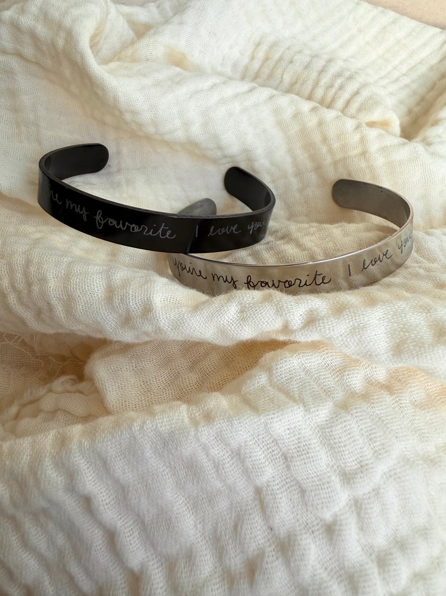 Handwriting Personalized Cuff