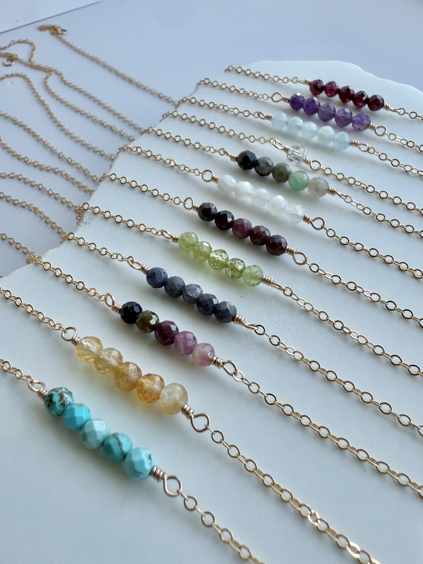 Birthstone Bar Necklace