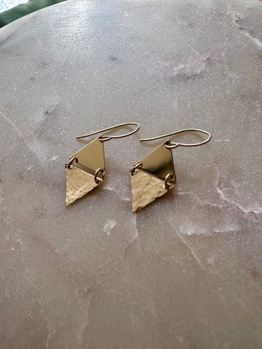 Triangle Dangle earrings