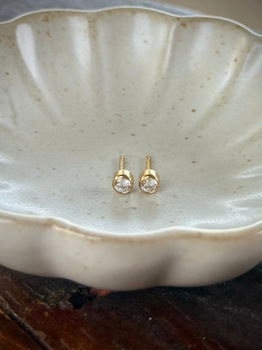 Solitaire CZ Studs