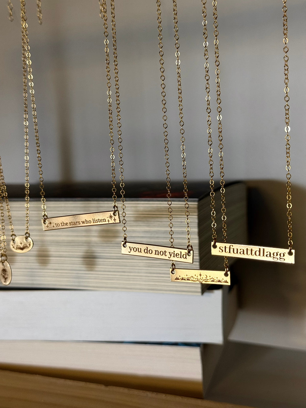 Celestial Mountains + Forrest Bar Necklace