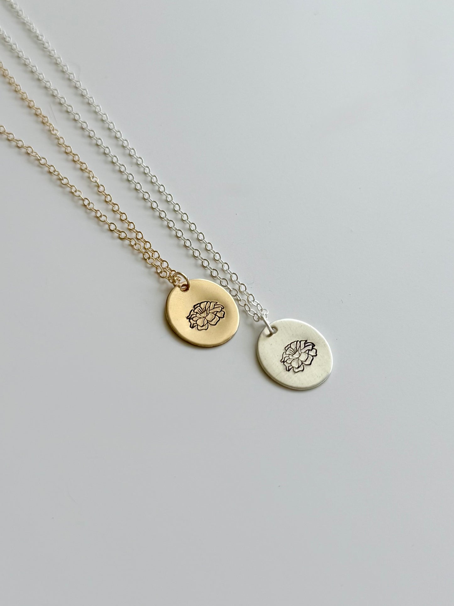 Birth Flower Necklace
