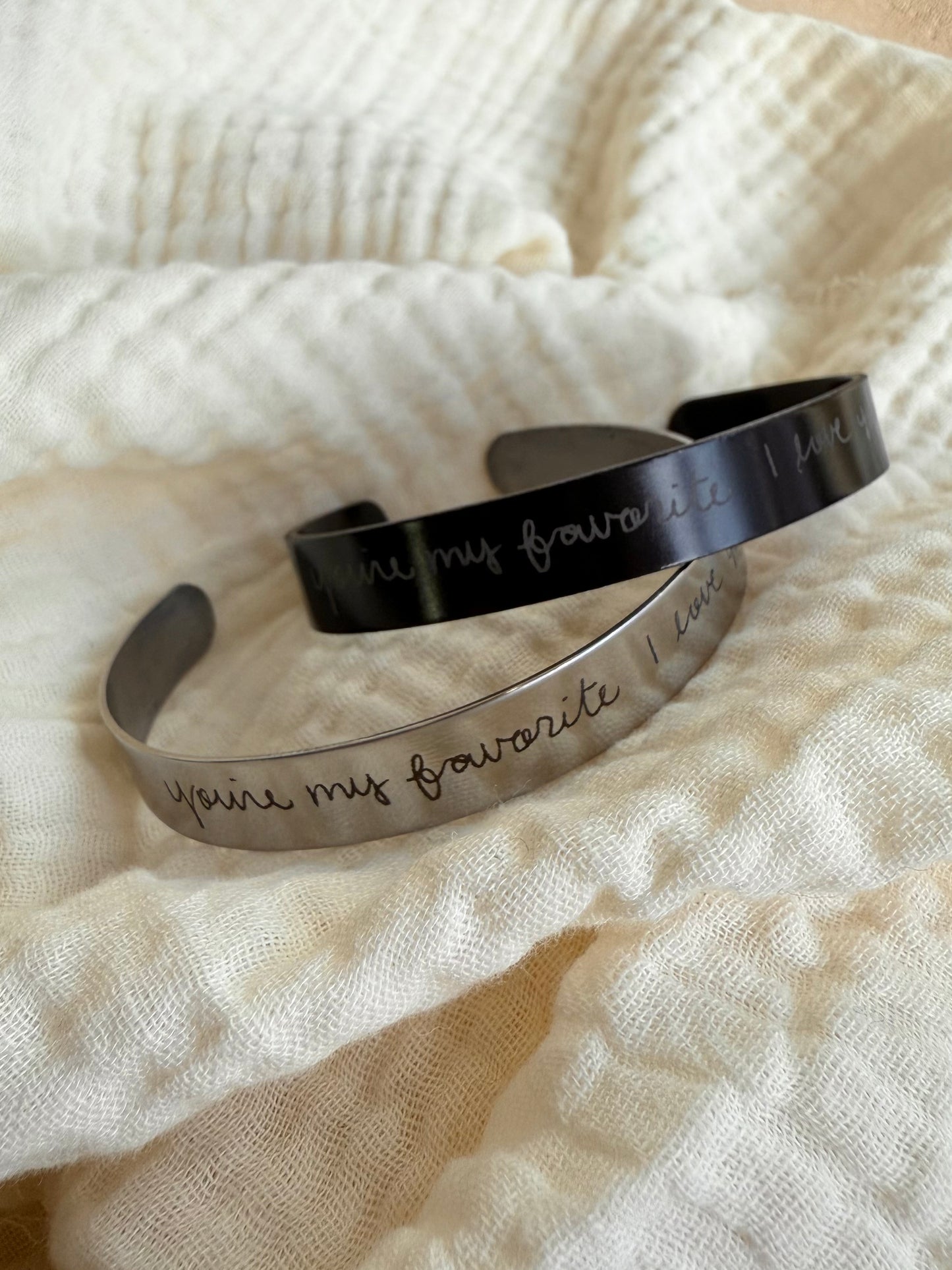 Handwriting Personalized Cuff