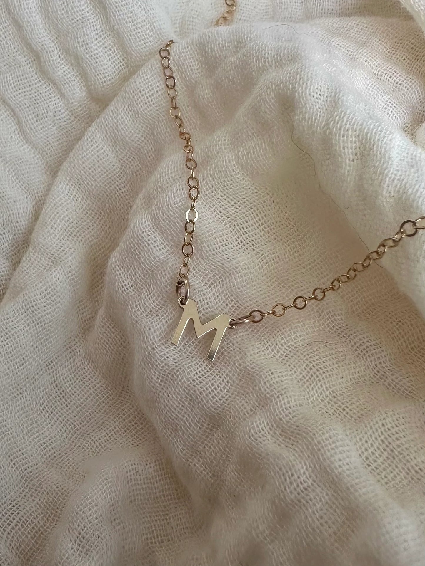 Stationary Initial Necklace
