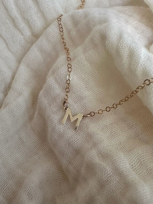 Stationary Initial Necklace