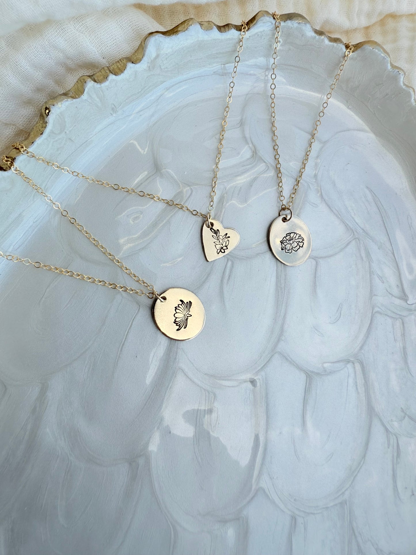 Birth Flower Necklace