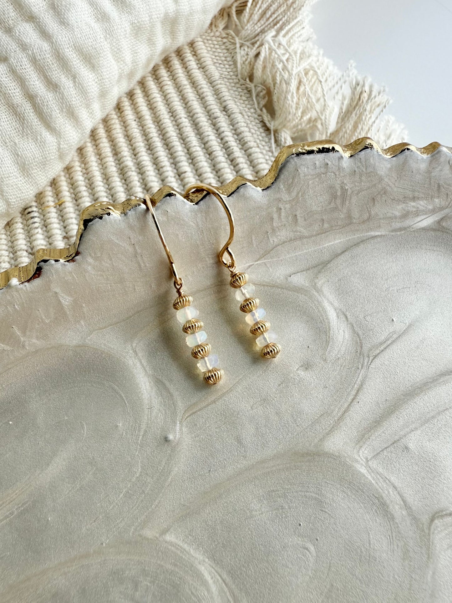 Ethiopian Opal Earrings
