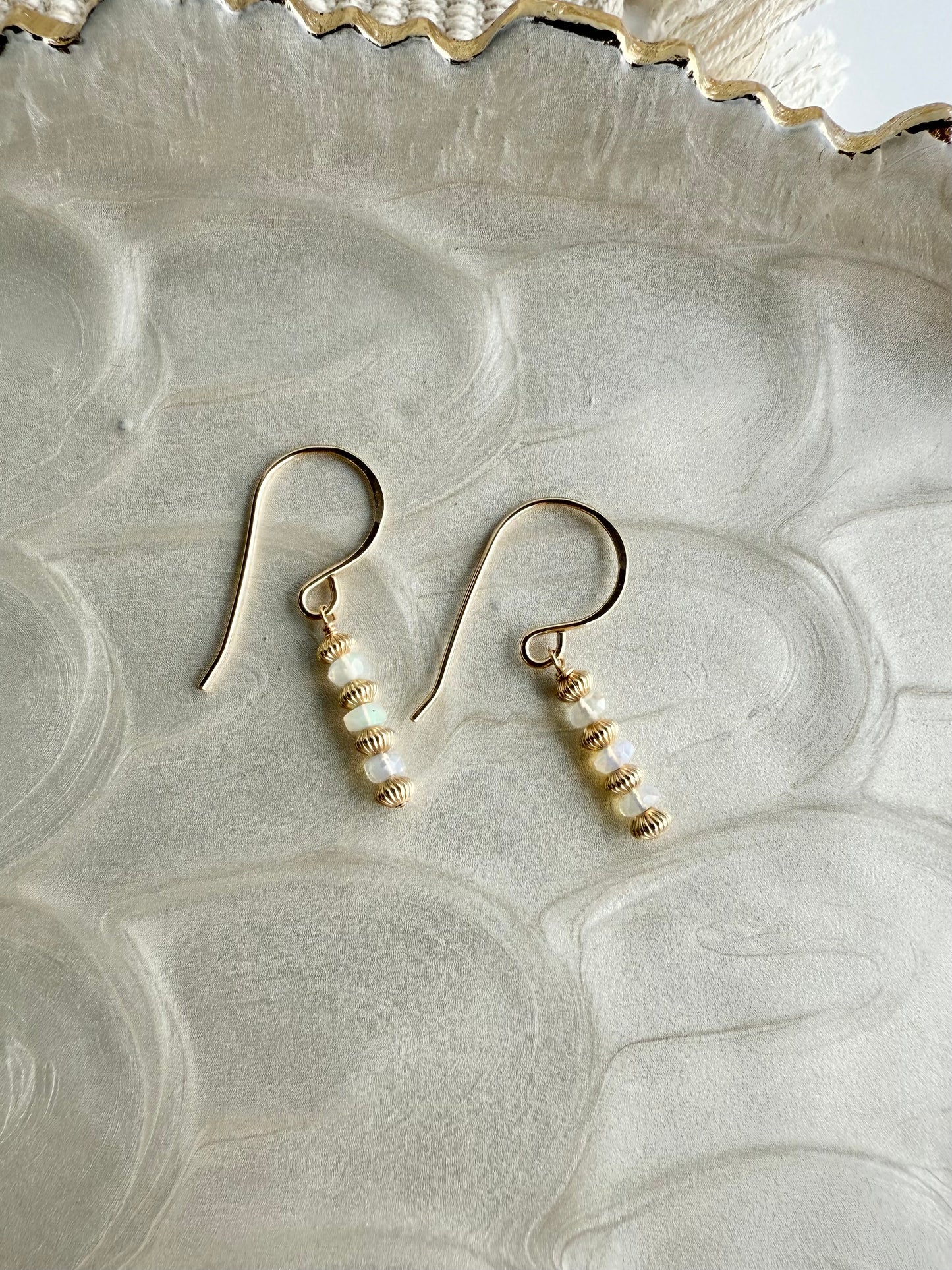 Ethiopian Opal Earrings