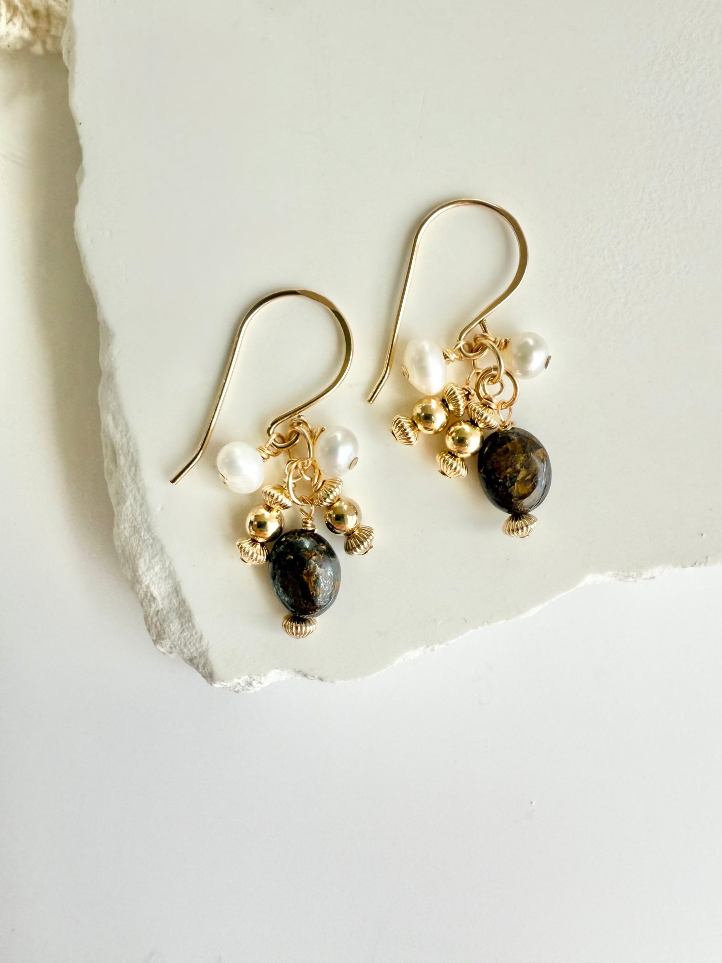 Bronzite Earrings