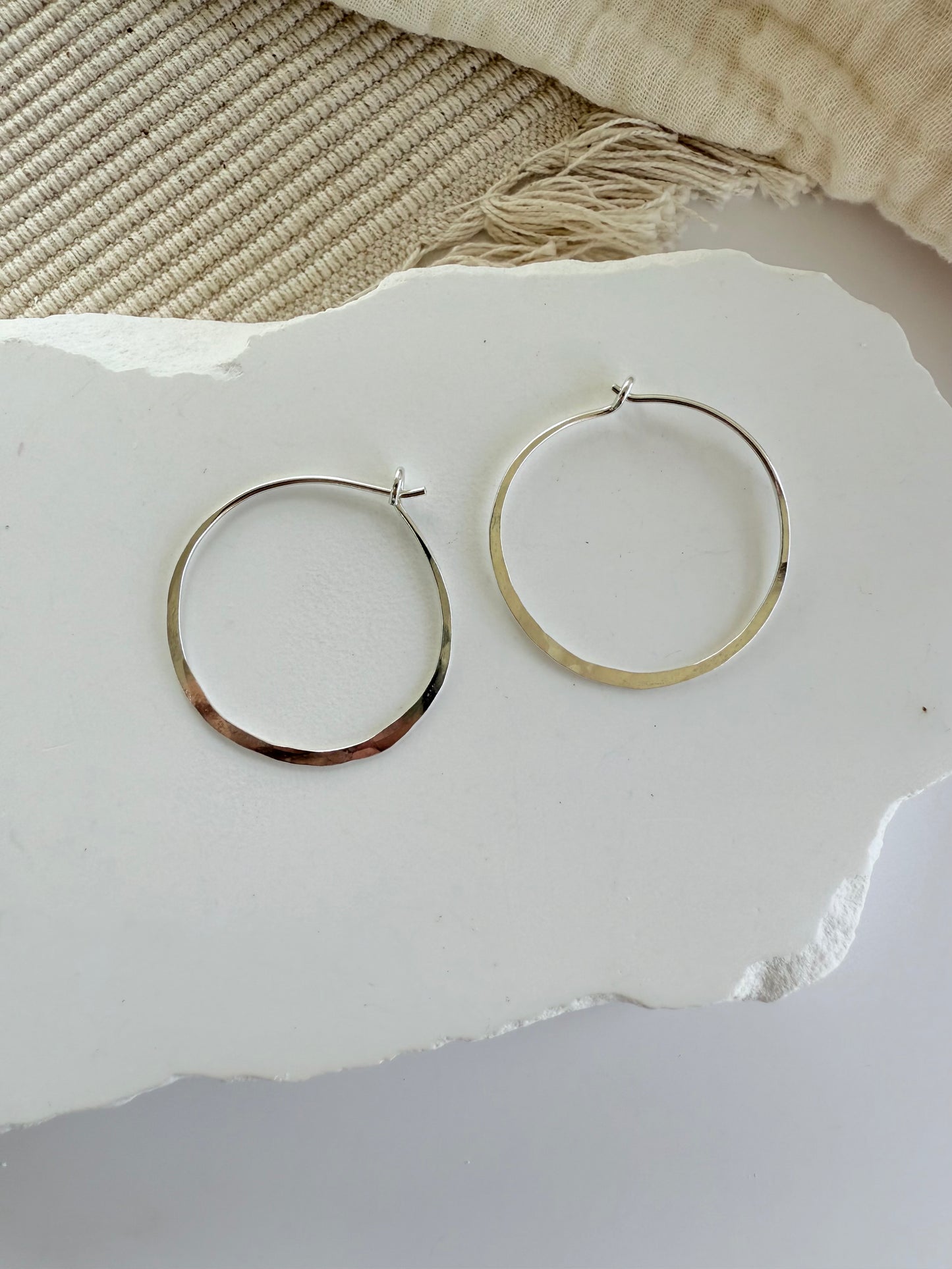 Organic Circle Hoops