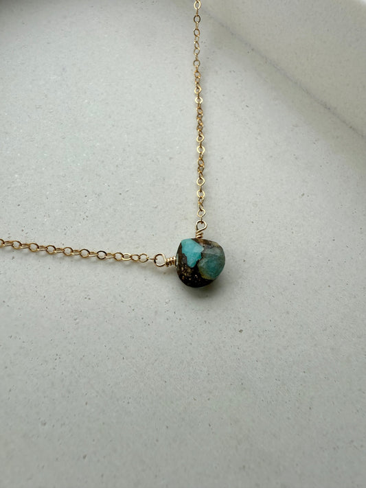 Copper Turquoise Necklace
