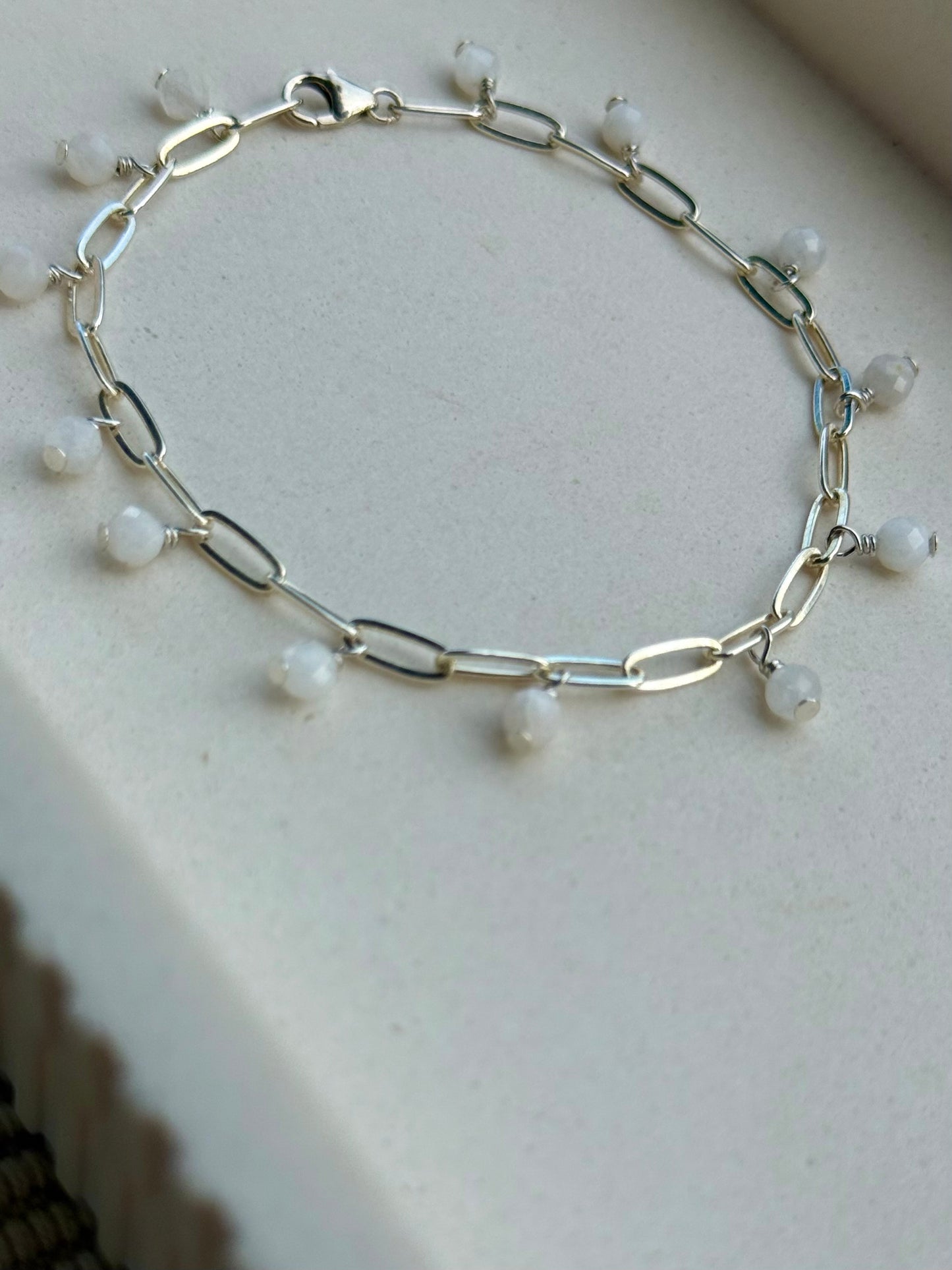 Moonstone Sterling Silver Bracelet