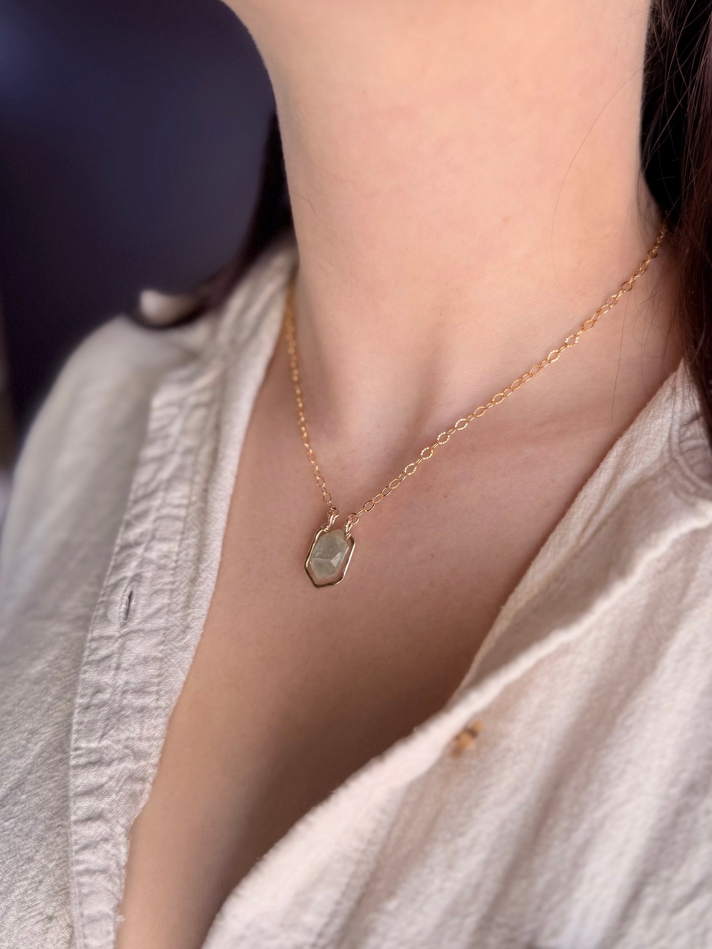 Aquamarine Necklace