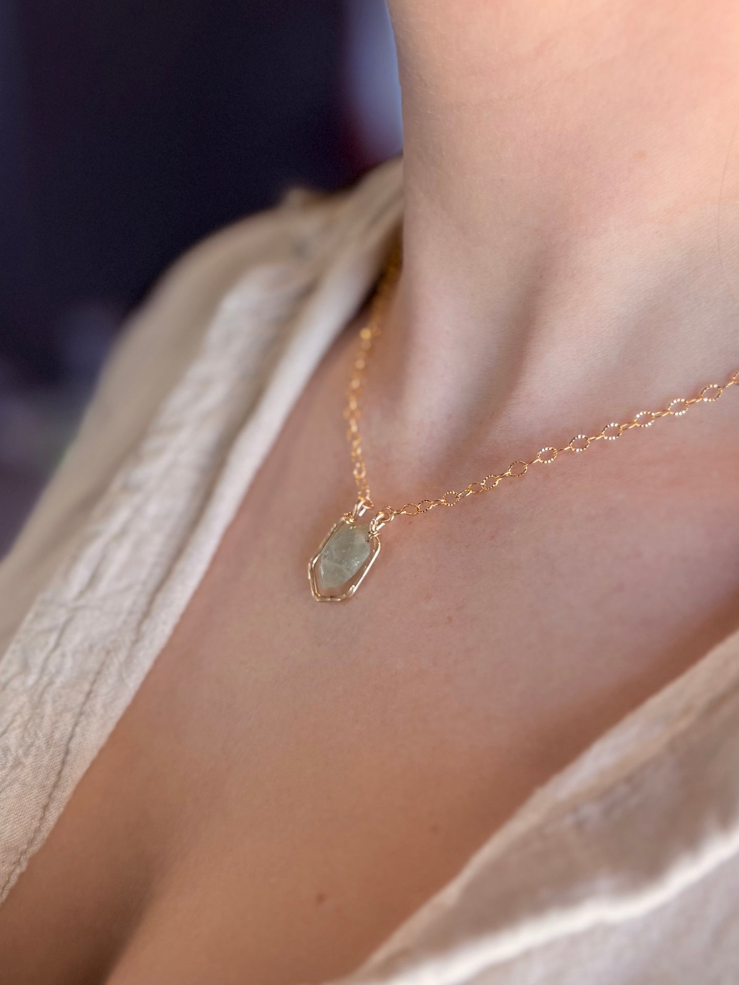 Aquamarine Necklace