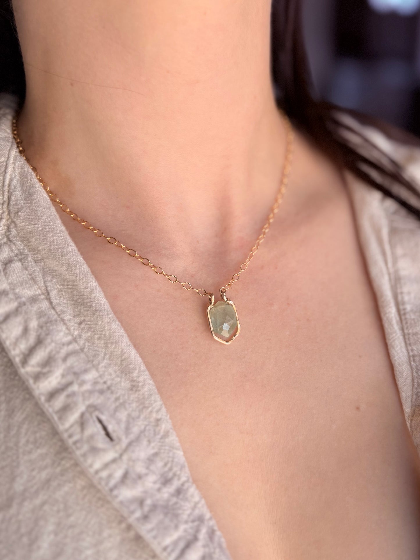Aquamarine Necklace